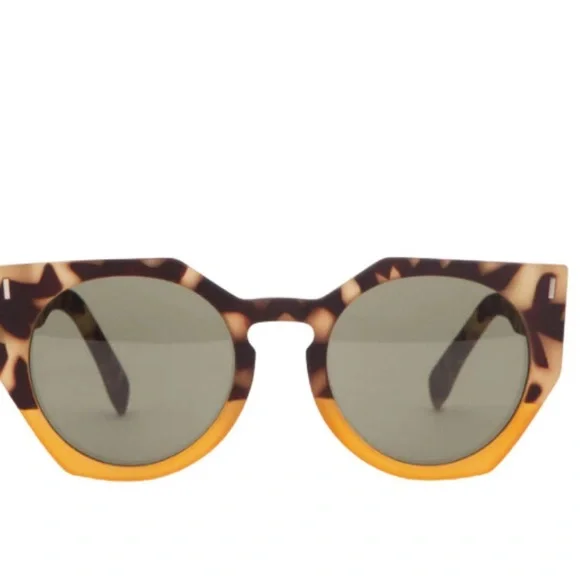 MATT&NAT MULE - LEOPARD ROUND SUNGLASSES - Picture 2 of 11